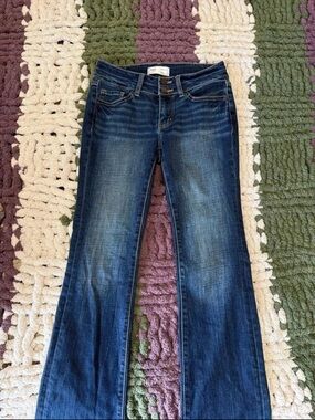 BKE Dark Blue Tailored Bootcut Jeans